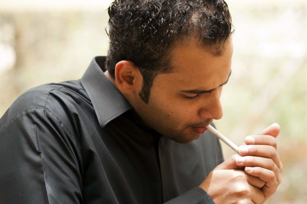 pušenje kao uzrok abakterijskog prostatitisa